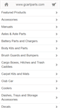 Mobile Screenshot of gcartparts.com